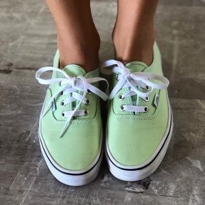 Mint green vans